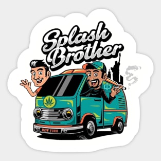 splash brother podcast Sticker